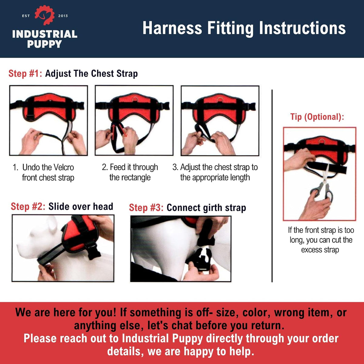 SassyHarness - No-Pull Comfort Training Vest