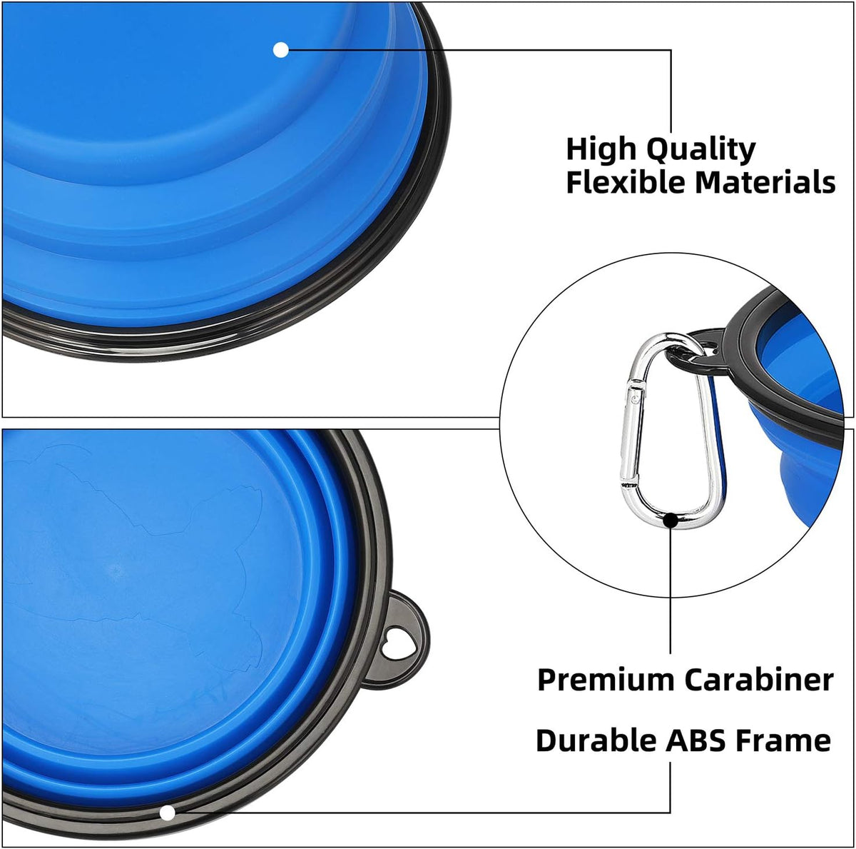 TravelPaw - Foldable Travel Bowls (2-Pack)