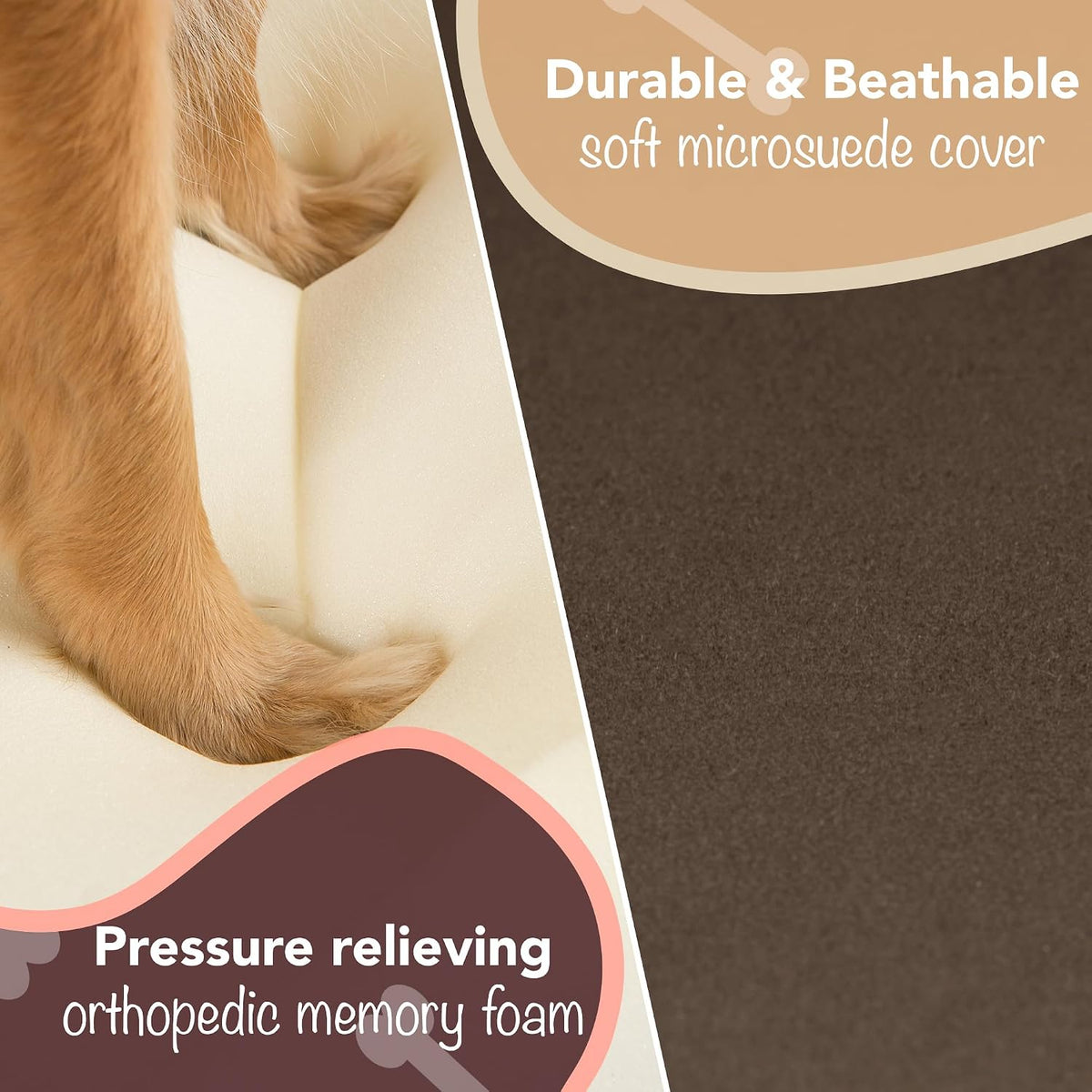 Orthopedic Cloud Couch Memory Foam Pet Bed